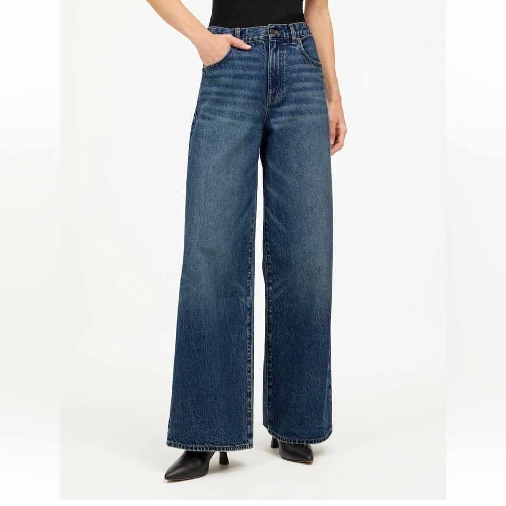 Madewell Women's Blue Flare & Wide Leg Jeans
